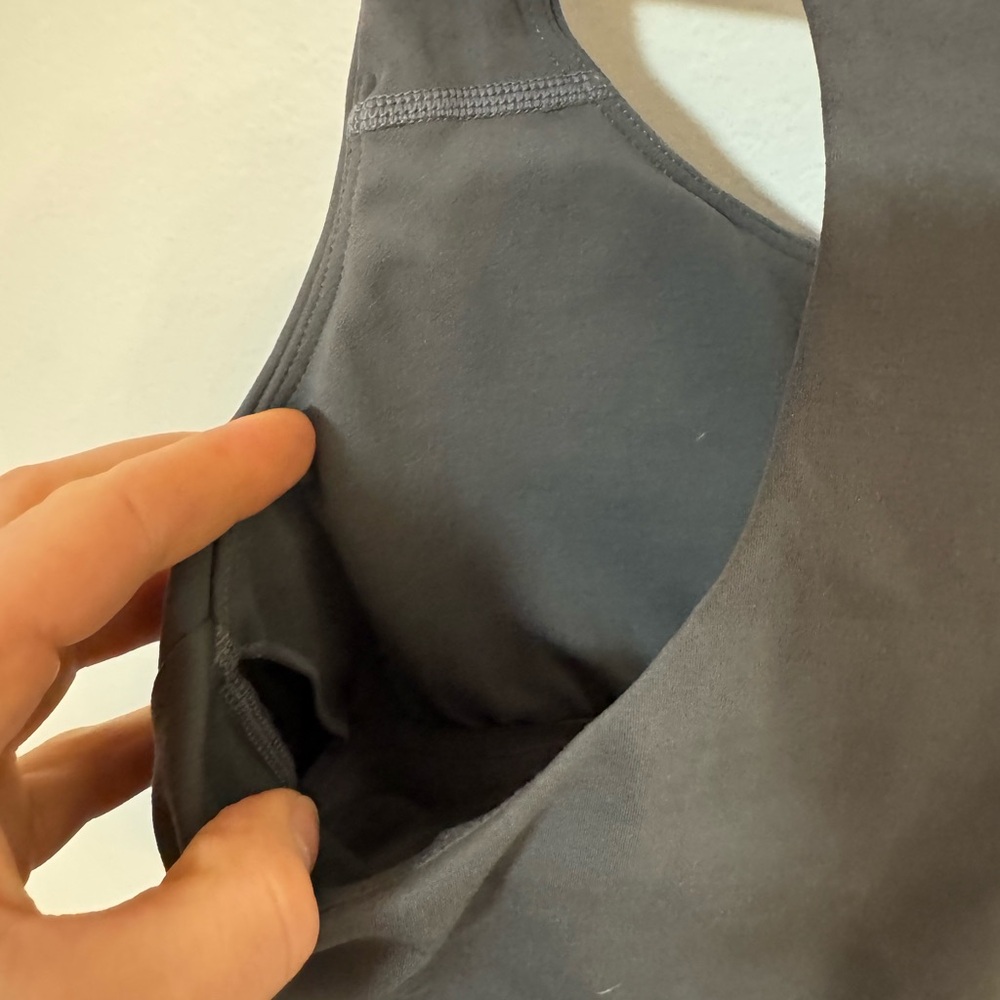 Seamless Performance Sports Bra - Gray - Picture 8 of 10